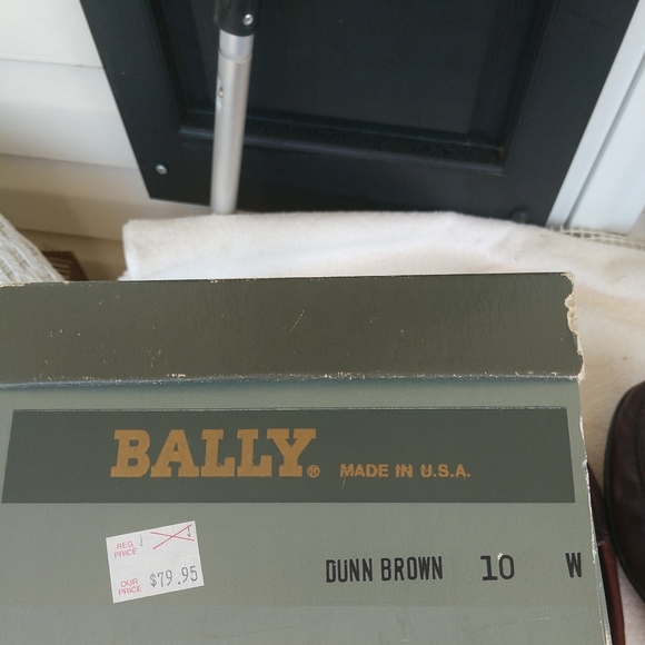 SOLD BALLY Men's Shoes Loafer's Brown Leather W/ Tassels W/ Original Box - Picture 7 of 12